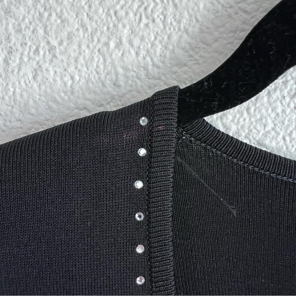 Exclusively Misook Black Rhinestone Maxi Dress - Picture 10 of 15